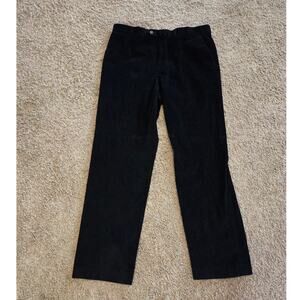 Boden corduroy navy blue casual wide leg pants womens trousers 6
